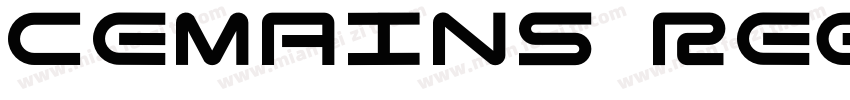 Cemains Regular字体转换